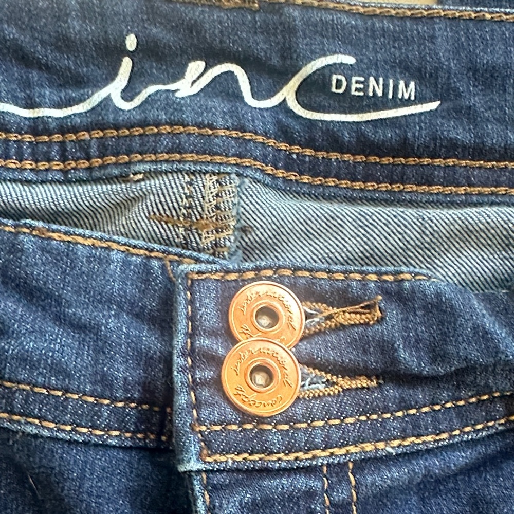 INC International Concepts Dark Blue Jeans - Picture 9 of 12